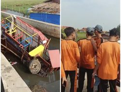 Viral Sebuah Video Odong – Odong Di Naikin Siswa SMA Negeri 1 Wiradesa Pekalongan Terjun Ke Sungai