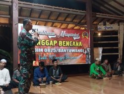 Kodim 0825/Banyuwangi Gelar Program Pembinaan Masyarakat Tanggap Bencana