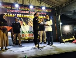 Ormas 234 Bersama WPSP, CMI dan MR Deklarasikan Dukungan dan Pemenangan Paslon Cabup dan Cawabup No Urut 02 Mansur-Bobby