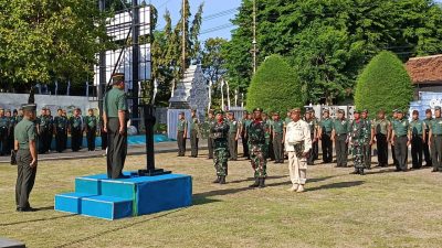 Kasdim 0825/Banyuwangi Pimpin Upacara Bendera 17 Oktober 2024