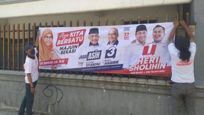 Tim Pemenangan Pasangan Heri Koswara dan Sholihin Berkontribusi Aktif Dalam Lingkungan