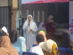 Bu Indah Yang Biasa di Panggil Kak Nun, Bersosialisasi Dalam Giat Bakti Sosial