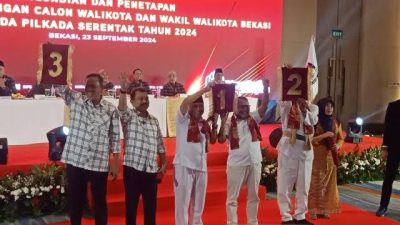 Debat Perdana Pilkada Kota Bekasi Akan Diselenggarakan Hari Jumat Tanggal 01-11-2024