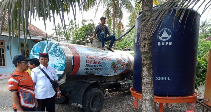 Pemkab Banyuwangi Terus Distribusikan Air Bersih, Antisipasi Kekeringan