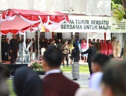 Pemkab Banyuwangi Menggelar Upacara Hari Jadi Ke-79 Provinsi Jawa Timur Tahun 2024