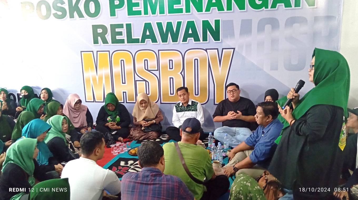 Mansur-Bobby Sarapan Bareng di Posko Pemenangan Relawan Pantura