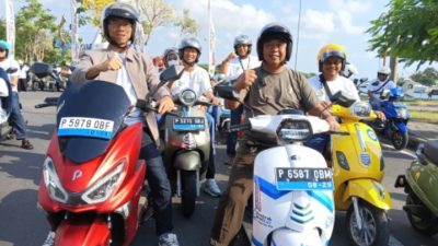 Kasdim 0825/Banyuwangi Ikuti Fun Ride 2024 UP3 Banyuwangi di Semarak HUT PLN Ke-79