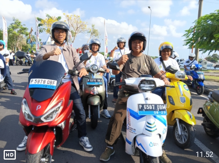 Kasdim 0825/Banyuwangi Ikuti Fun Ride 2024 UP3 Banyuwangi di Semarak HUT PLN Ke-79