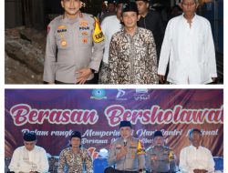 Kapolresta Banyuwangi Hadiri Berasan Bersholawat Dalam Rangka Peringati Hari Santri Nasional