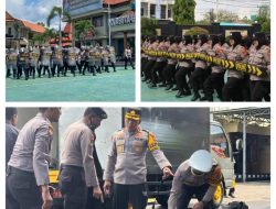 Ratusan Personil Gelar Latihan Kesiapan Pengamanan Pilkada Serentak 2024, Tingkatkan Kemampuan Dalmas