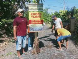 Plt Kepala DPUCKPP Banyuwangi Menanggapi Perihal Jalan Rusak Yang di Tanami Pohon Pisang di Desa Tampo, Ini Pernyataannya