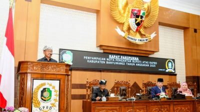 Raperda APBD 2025 Mulai di Bahas DPRD Banyuwangi dan Eksekutif Banyuwangi