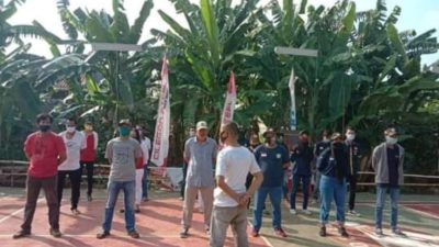 Apel Pagi Persiapan Tim Relawan Pendukung Pemenangan Calon Walikota dan Wakil Walikota Bekasi No Urut 01 Heri Koswara dan Solihin, Siap Memenangkan