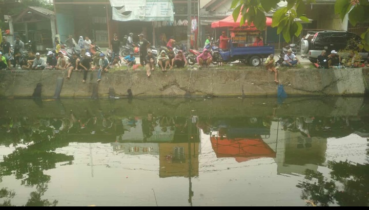 Mancing Bersama Pasangan Calon Walikota dan Calon Wakil Walikota Heri Koswara dan Solihin