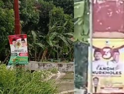 APK Terpampang Saat Hari Tenang di Desa Muncang, Ketua Panwascam Bodeh Ngomel Tak Jelas, Banwaslu: Akan Lakukan Pembinaan