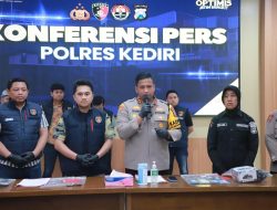 Polres Kediri Ungkap Kasus Pembunuhan Satu Keluarga Dalam Waktu Kurang dari 1X24 Jam