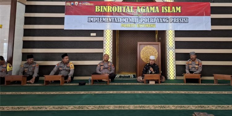 Wujudkan Sumber Daya Manusia (SDM) Unggul, Polresta Banyuwangi Gelar Binrohtal