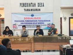 Refleksi Akhir Tahun 2024, Pemdes Tamansuruh Gelar Sosialisasi Anti Narkoba