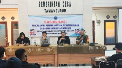 Refleksi Akhir Tahun 2024, Pemdes Tamansuruh Gelar Sosialisasi Anti Narkoba