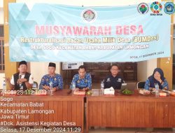 TAPM Lamongan Lakukan Peningkatan Kualitas Pengurus Bumdes Desa Sogo Kecamatan Babat Kabupaten Lamongan