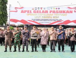 Polresta Banyuwangi Gelar Apel Operasi Terpusat Lilin Semeru 2024, Jelang Libur Natal 2024 dan Tahun Baru 2025