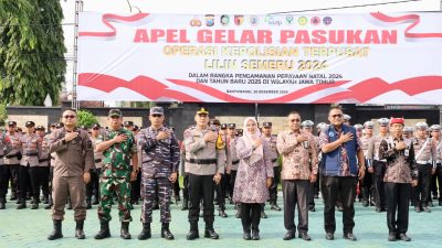 Polresta Banyuwangi Gelar Apel Operasi Terpusat Lilin Semeru 2024, Jelang Libur Natal 2024 dan Tahun Baru 2025