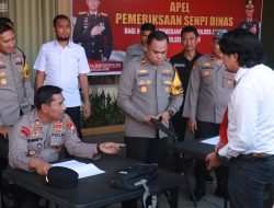 Polres Jember Gelar Pemeriksaan Senjata Api Rutin Untuk Personil