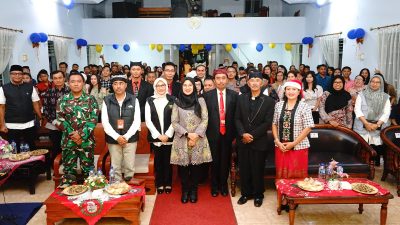 Anggota TNI Kodim 0825/Banyuwangi Bersama Forkopimda Hadiri Perayaan Natal Meriah di Gereja Filadelfia