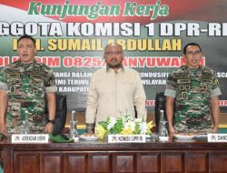 Kunjungan Kerja Anggota Komisi l DPR RI Ir. H. Sumail Abdullah di Kodim 0825/Banyuwangi