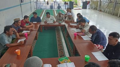 Warga Binaan Lapas Banyuwangi Sambut Malam Satu Rajab dan Tahun Baru Dengan Khataman Alquran