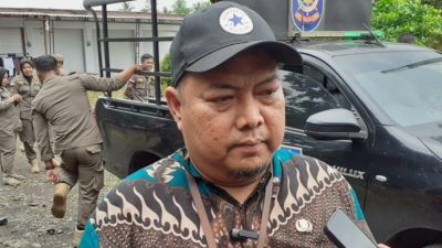 Satpol PP Bersama Kasubid Pengawasan dan Pemeliharaan Aset Tinjau Lokasi Rest Area Cerung