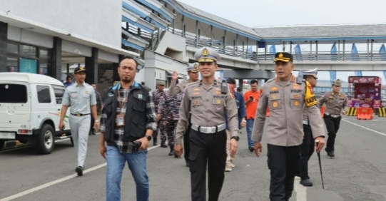 Ketua Pamatwil Korlantas Polri Meninjau Pelabuhan ASDP Ketapang Banyuwangi