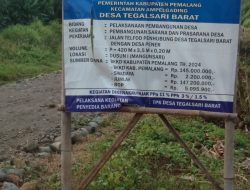 Dugaan Indikasi Korupsi Pada Proyek Pembangunan Sarana dan Prasarana Desa Tegalsari Barat Kecamatan Ampelgading