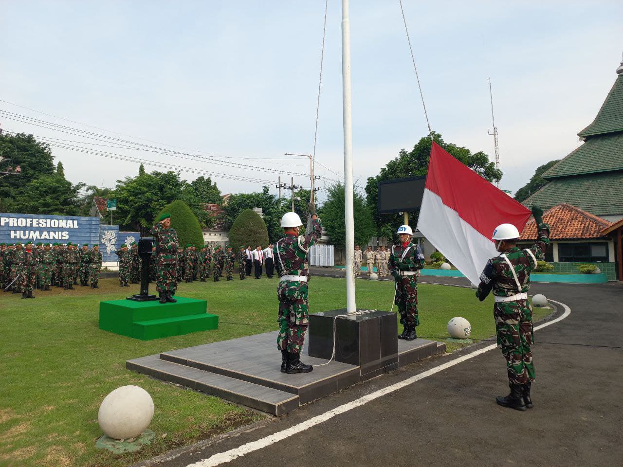 Kodim 0825/Banyuwangi Laksanakan Upacara 17 an dan Pelepasan Anggota Memasuki Masa Pensiun (MPP)