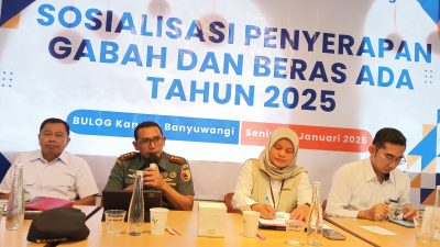 Dandim 0825/Banyuwangi Hadiri Sosialisasi Penyerapan Gabah dan Beras Ada Tahun 2025