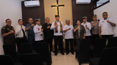 Kakanwil Ditjenpas Jatim Resmikan Rumah Ibadah Gereja Metanoia di Lapas Banyuwangi