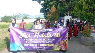 SMPN 3 Banyuwangi Gelar Beragam Acara Dalam Rangka Memperingati Dies Natalis Ke-40