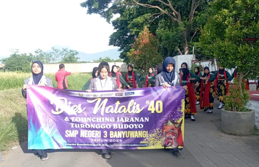 SMPN 3 Banyuwangi Gelar Beragam Acara Dalam Rangka Memperingati Dies Natalis Ke-40