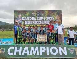 Kodim 0825/Banyuwangi Menyala “Ganas Wangi” (Gerakan Peduli Anak Berprestasi Banyuwangi) Soccer Kids U10 dan U12