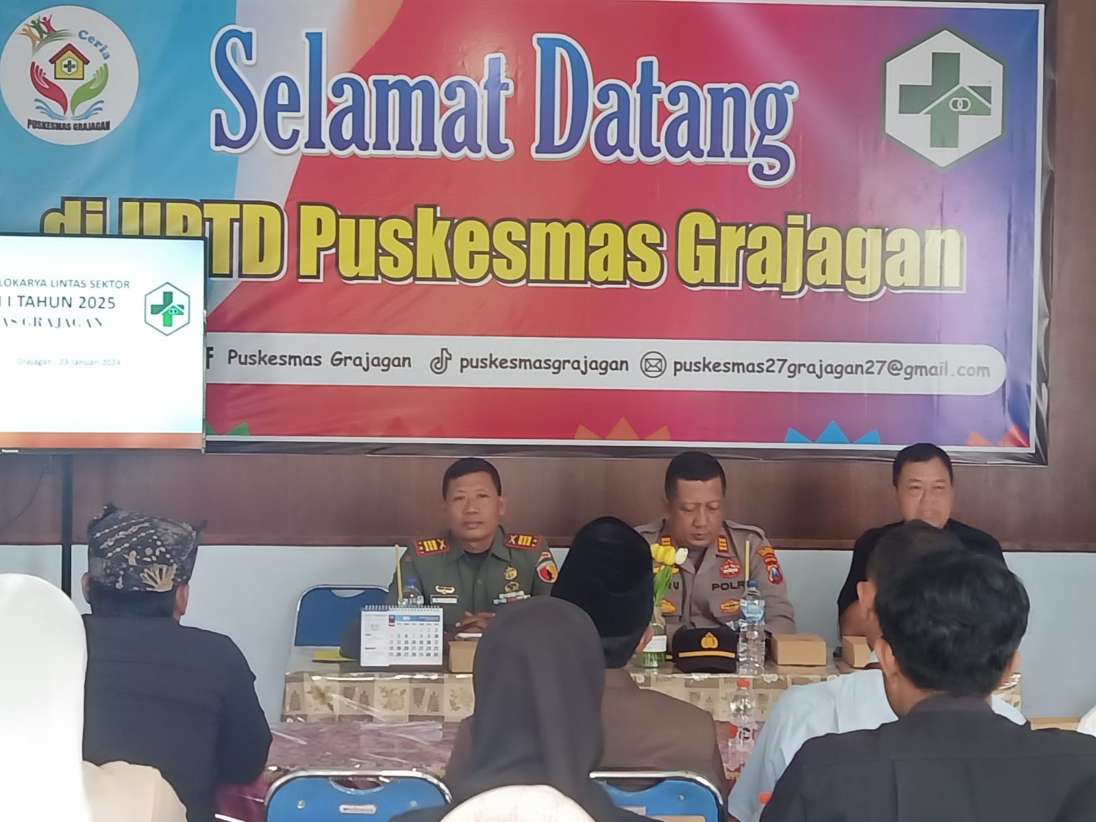 Danramil 0825/18 Purwoharjo Hadiri Kegiatan Jalin Komunikasi Sosial Melalui Lintas Sektor