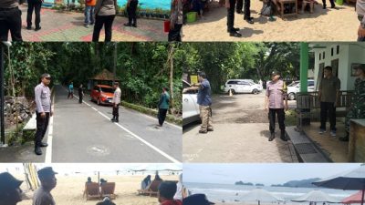 Liburan Panjang, Polresta Banyuwangi Gelar Patroli dan Penjagaan Tempat Wisata Ciptakan Situasi Kondusif