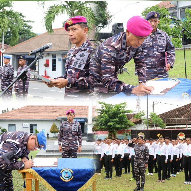 Pastikan Seleksi Bersih dan Transparan, Lanal Banyuwangi Laksanakan Penandatanganan Pakta Integritas