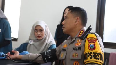 Polresta Banyuwangi Gelar Rikkes Berkala, Pastikan Kesehatan Personel Prima