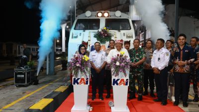 Kasdim 0825/Banyuwangi Hadiri Peresmian Kereta Api Ijen Ekspres