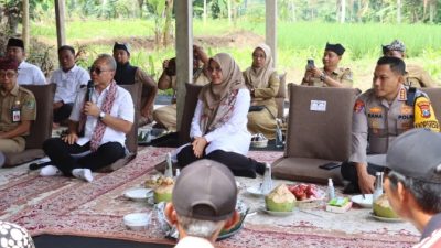 Kapolresta Banyuwangi Bersama Forkopimda Dampingi Menko Bidang Pangan Tinjau Program Ketahanan Pangan