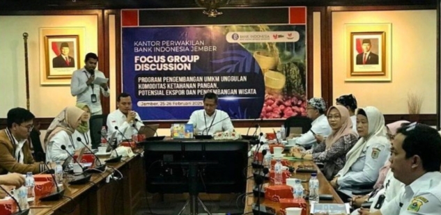 Diskop UM Banyuwangi Dukung UMKM dan Ketahanan Pangan, Hadiri FGD di Bank Indonesia Jember