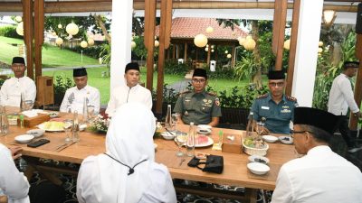 Dandim 0825/Banyuwangi Bersama Bupati Banyuwangi Beserta Jajaran Forkopimda Buka Bersama, Perkuat Momen Kebersamaan