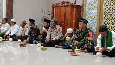 Babinsa Koramil 0825/20 Songgon Hadiri Safari Ramadhan 1446 H Bersama Forpimka di Desa Bangunsari