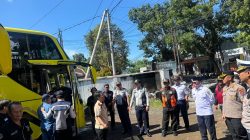 Polresta Banyuwangi Bersama Forkopimda Gelar Ramp Check Guna Kesiapan Angkutan Mudik Lebaran 1446 H